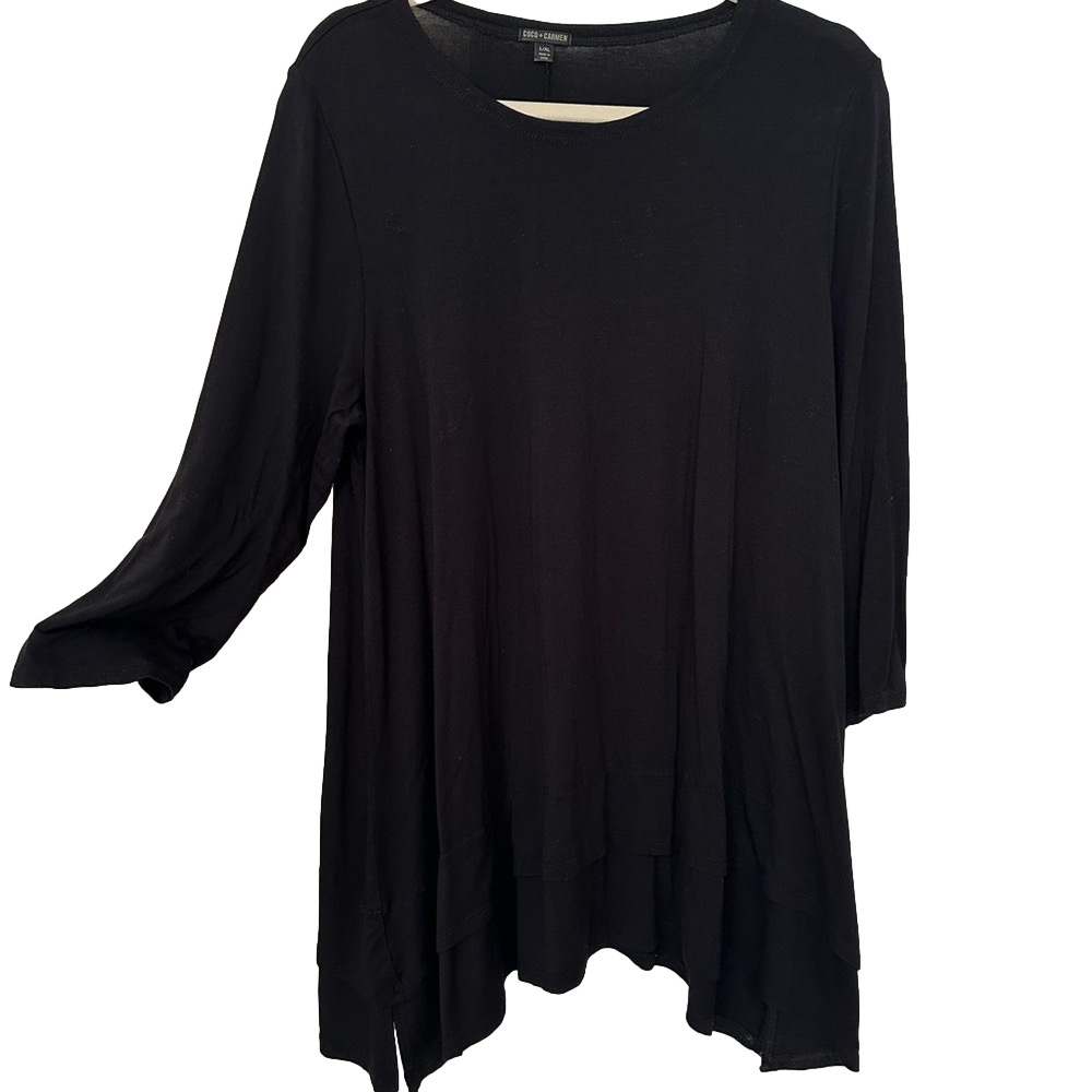 Coco + Carmen Elegant Black Tunic/Mini